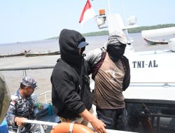 F1QR Lanal Tanjung Balai Asahan Gagalkan Penyeludupan Narkoba Jenis Sabu