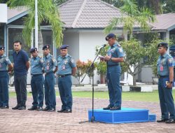 Peringati HUT Ke-78 Polisi Militer Angkatan Laut, Lanal TBA Laksanakan Apel Khusus