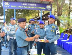 Danlanal Tarempa Pimpin Apel Khusus HUT Ke-78 Pomal Tahun 2024