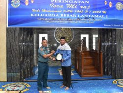 Lantamal I Belawan Peringati Isra’ Mi’raj 1445 H/2024 M