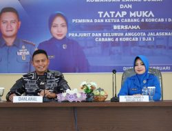 Danlanal Dumai Beserta Ketua Cabang 4 Korcab l DJA I Laksanakan Entry Briefing dan Tatap Muka