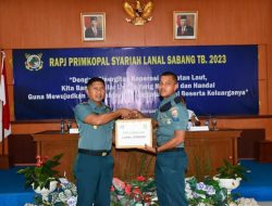 Rapat Anggota Tahunan Primkopal Syariah Lanal Sabang Tahun Buku 2023