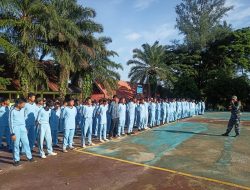 Lanal Bengkulu Didik Disiplin dan Mental SMKN 4 Kota Bengkulu