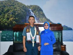 Dengan Semangat dan Sukacita, Keluarga Besar Lanal Sibolga Sambut Komandan Baru di Mako Lanal Sibolga