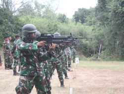 Pertahankan Kemampuan Prajurit, Lanal Lhokseumawe Laksanakan Latihan Menembak