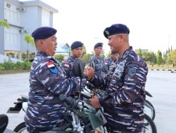 Lanal Dumai Terima 7 (Tujuh) Unit Sepeda Motor Dari Kemhan RI Guna Dukung Tugas Babinpotmar