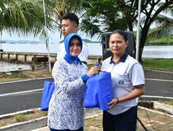 Jaga Kebugaran Tubuh Tetap Sehat, Keluarga Besar Lanal Sibolga Laksanakan Olahraga Bersama
