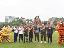 Wadan Lantamal I Hadiri Olahraga Bersama TNI-Polri