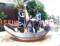 Satgas Trisila TNI AL 2024 Laksanakan Karya Bhakti Pembersihan Museum Sabang