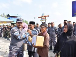 Satgas Ops Trisila TNI AL Tahun 2024 Laksanakan Karya Bakti dan Baksos di Pesisir Dumai