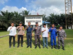 Kunjungan Kerja Komandan Lanal Dumai Ke Posbabinpotmar Perawang Posal Bengkalis