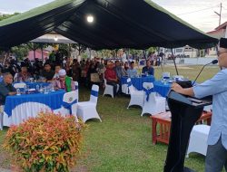 Gelar Buka Puasa Bersama, Lanal Dabo Singkep Berbagi Santunan Ke Anak Yatim Piatu