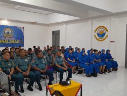 Cegah Pelanggaran Hukum, Keluarga Besar Lanal Nias Terima Penyuluhan Hukum Dari Dinas Hukum TNI Angkatan Laut