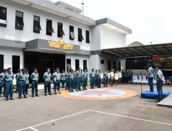 Laporan Korps Kenaikan Pangkat Perwira, Bintara, Tamtama, dan PNS di Pangkalan TNI AL Bandung