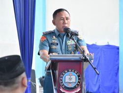 Danlantamal I Laksanakan Peletakan Batu Pertama Pembangunan Mushola Ar–Rahman di SMK Hang Tuah Cabang Belawan