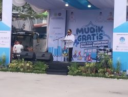 Aspers Danlantamal I Hadiri Pelepasan Peserta Mudik Gratis Dalam Rangka Menyambut Hari Raya Idul Fitri 1445 H