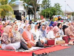 Lantamal I Bersama Masyarakat Laksanakan Sholat Idul Fitri 1445 H di Mako Lantamal I