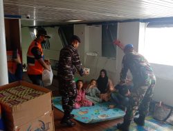 Lanal Bengkulu Laksanakan Pengamanan Arus Mudik di Posko Terpadu Angkutan Laut Pelabuhan Pulau Baai Bengkulu