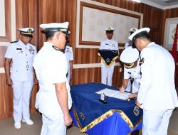 Dansatrol Lantamal I Pimpin Sertijab Komandan KAL BOA I-1-02