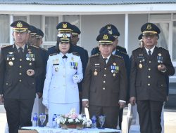 Komandan Lanal Bandung Hadiri Upacara Peringatan HUT Ke-78 TNI Angkatan Udara Tahun 2024