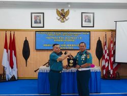 Personel Lanal Nias Terima Pembekalan Fungsi Komando Dari Danpuspomal dan Kadisbintalal