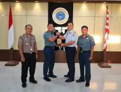 Danlanal Dumai Terima Kunjungan PKDN Serdik Sespimti Polri Dikreg Ke-33 TA 2024.