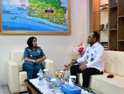 Komandan Lanal Bandung Terima Audiensi Kepala Kantor Imigrasi Kelas I TPI Bandung
