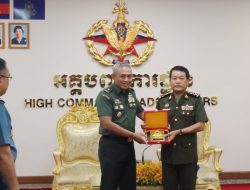 Kunjungan Sesko TNI Ke RCAFH, Kamboja Mempererat Hubungan Bilateral Kedua Negara Khususnya Bidang Pertahanan