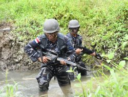 Pupuk Semangat Berkompetisi, Prajurit Lanal Tanjung Balai Asahan Ikuti Lomba Jurit Tangkas