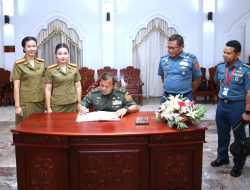 Pasis Sesko TNI Mengakhiri Kunjungannya Ke Kepolisian Laos Dengan Mempelajari Penanganan Kejahatan Narkoba