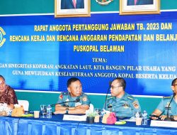 Danlantamal I Membuka Acara RAT Puskopal Tahun Buku 2023
