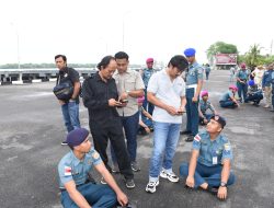 Cegah Pinjol, Judi Online, dan Investasi Bodong, Lantamal I Laksanakan Pengecekan HP Personel Lantamal I