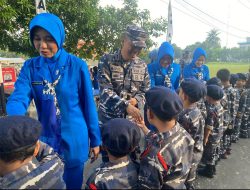 Danlanal Bintan Dampingi Danlantamal IV Batam Kunjungi TK Hang Tuah 03 Perwakilan Batam di Belakang Padang