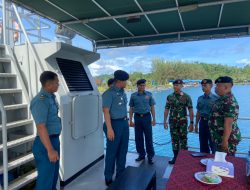 Danlanal Simeulue Tinjau Denpomal dan KAL Sinabang l-1-69