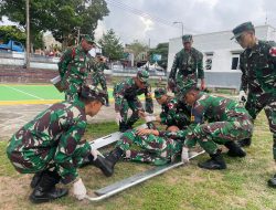Tingkatkan dan Asah Kemampuan Naluri Tempur, Prajurit Lanal Sabang Laksanakan Uji Terampil Glagaspur P-1 dan P-2