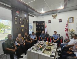 Lanal Bintan Ciptakan Soliditas TNI-POLRI Dengan Coffee Morning