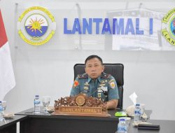 Danlantamal I Ikuti Focus Group Discussion (FGD) Koarmada RI Tahun 2024 Hari Kedua Melalui Vicon