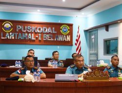 Wadan Lantamal I Ikuti Focus Group Discussion (FGD) Koarmada RI Tahun 2024 Melalui Vicon