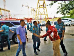 Danlantamal I Laksanakan Kunjungan Kerja Kepada Direktur PT. Waruna Shipyard Indonesia