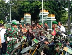 Pasi Intel Kodim 0505/Jakarta Timur Mengecek Kelengkapan Surat Kendaraan Dinas