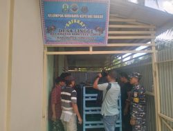 Lanal Simeulue Berikan Pembinaan Budidaya Kepiting Sistem Apartemen di Desa Linggi