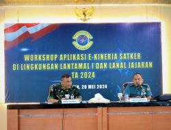 Lantamal I Serta Lanal Jajaran Ikuti Workshop Aplikasi E-Kinerja