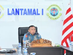 Danlantamal I Sampaikan Rencana Pembangunan dan Pengadaan Sarana Kesehatan Rumkital Dr. Komang Makes Dalam Rapat Staf Lantamal I