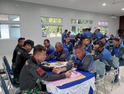 Segenap Prajurit dan PNS Lanal Dabo Singkep Laksanakan Uji Pemeriksaan Kesehatan Tahun 2024