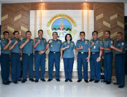 Komandan Lanal Bandung Hadiri Taklimat Awal Audit Kinerja Itjenal TA 2024 di Mako Lanal Bandung