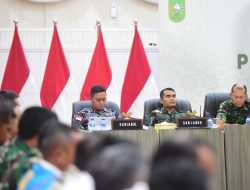 Danlanal Dumai Hadiri Rakorwil Finalisasi Persiapan Kunker Presiden RI di Provinsi Riau