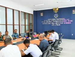 Dandenma Lantamal I Hadiri Rapat Kegiatan Bersama Lingkungan Maritim di Pelabuhan Belawan Jelang Hari Raya Idul Adha 1445 H