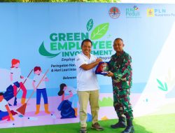 Kadispotmar Lantamal I Hadiri Kegiatan Penanaman Mangrove di Kantor PLN NP UPDK Belawan 