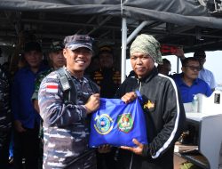 Pangkalan TNI AL Tanjung Balai Asahan Gelar Komunikasi Sosial Maritim Kepada Nelayan di Kuala Bagan Asahan