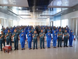 Danlanal Simeulue Hadiri Kunjungan Kerja Pangkoarmada l di Lantamal l Belawan